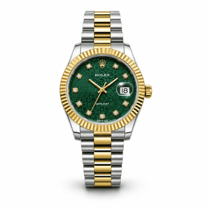 Datejust — Two-Tone Emerald Monogram - View 1