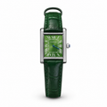 Cartier Tank Must Emerald Green Dial (Matching Green Leather Strap)