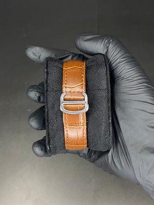 Cartier Master Tank – Brown with White Dial - View 4