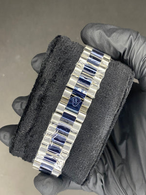 Day-Date 40mm — Arabic Dial Blue Fluted - View 3