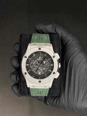 Aerofusion Chrono — Olive Green Skeleton - View 2
