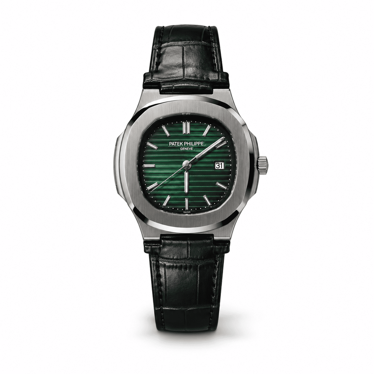 Nautilus — Olive Green & Leather