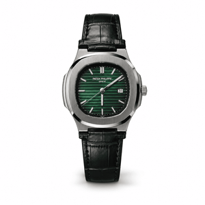 Nautilus — Olive Green & Leather - View 1