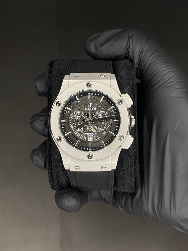 Aerofusion Chrono — Black Grey Skeleton - alternate view