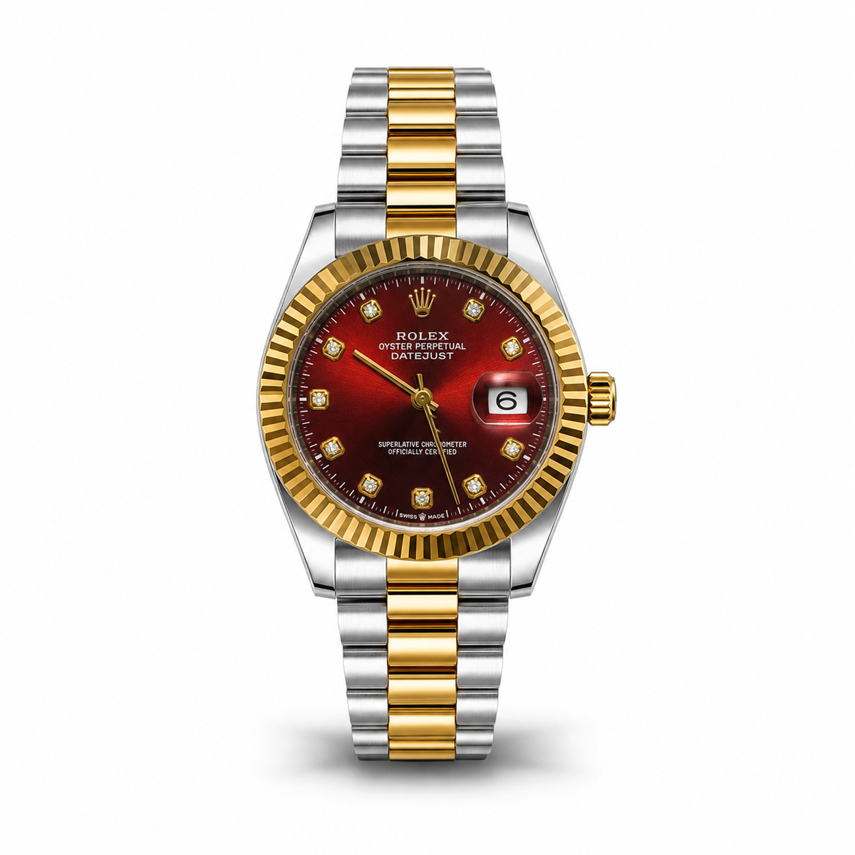 Datejust — Ruby Red & Gold