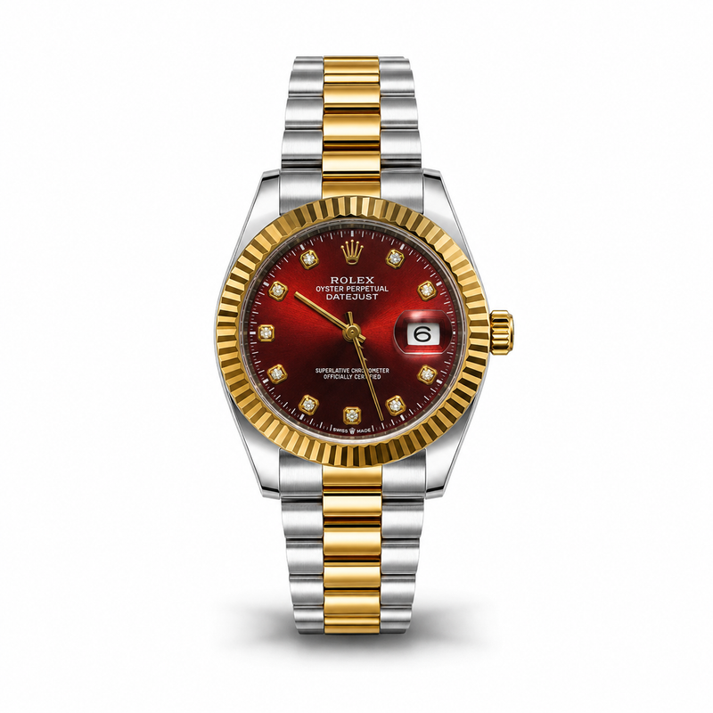 Datejust — Ruby Red & Gold