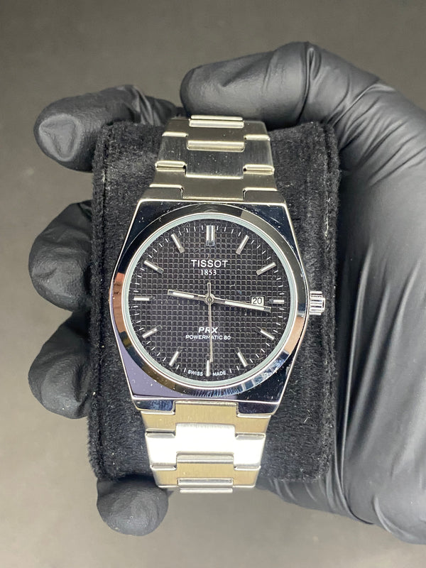 Textured PRX — Black Tissot & Steel - alternate view