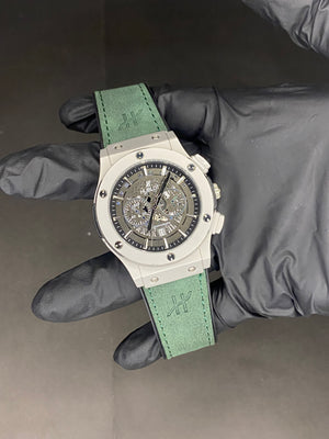 Aerofusion Chrono — Olive Green Skeleton - View 5