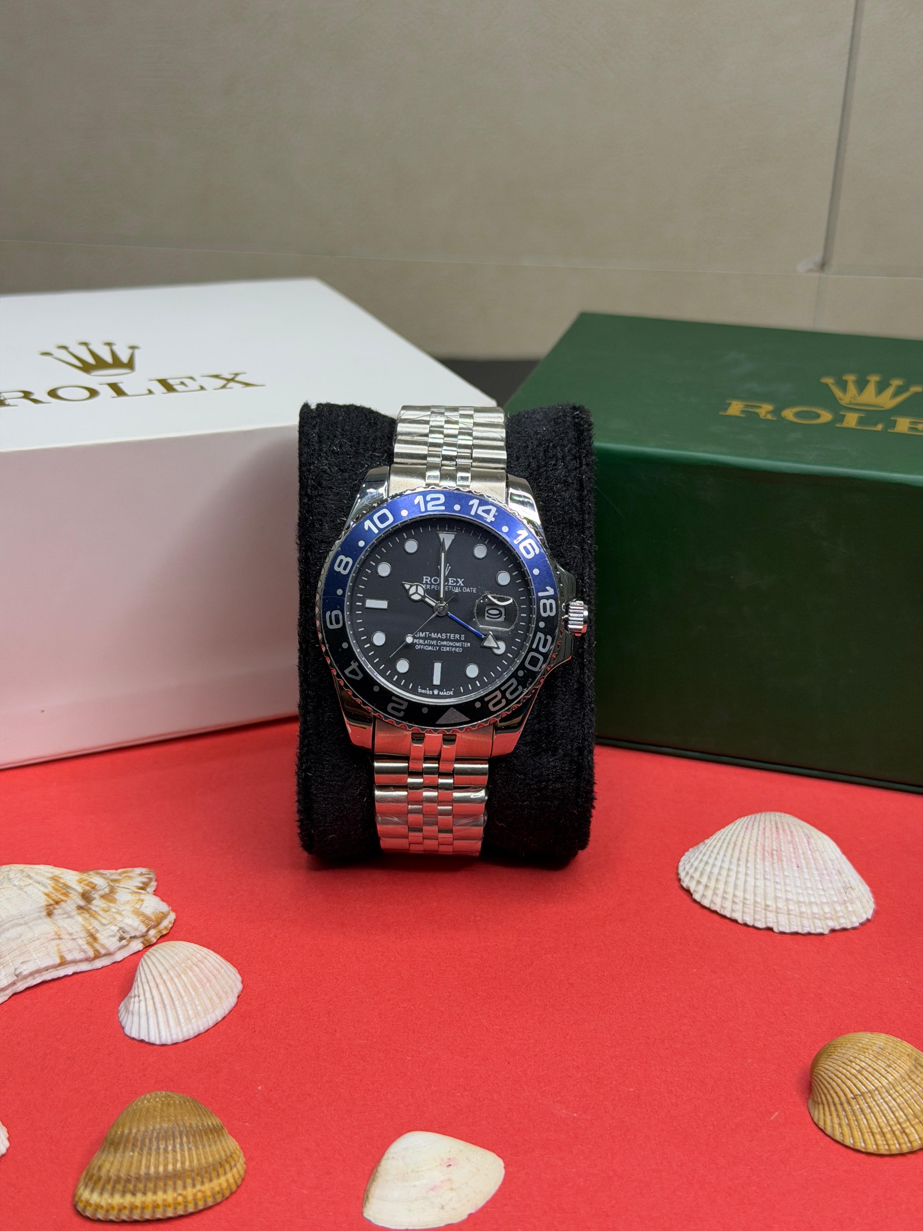 Rolex GMT-Master II "Batman" (Blue & Black Bezel / Jubilee Bracelet)