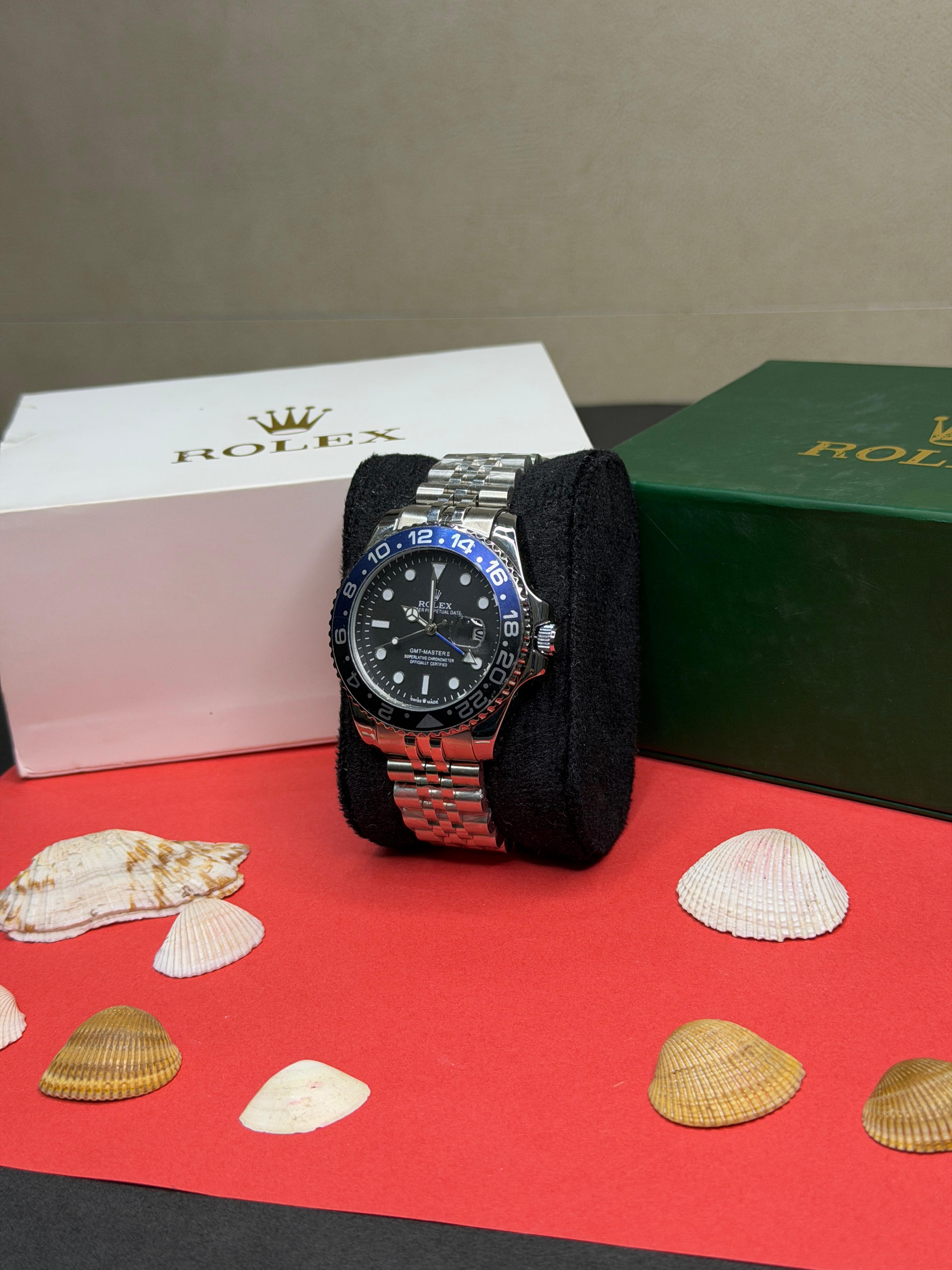 Rolex GMT-Master II "Batman" (Blue & Black Bezel / Jubilee Bracelet)