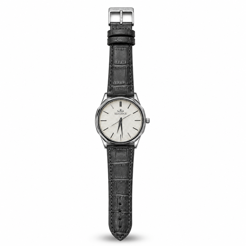 Elegance Nautilus Slate Grey Embossed Leather Edition